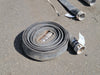 NEWLINE 3" x 52 ft Black Ribbed Layflat Water Discharge Hose 250 PSI NL2005-300