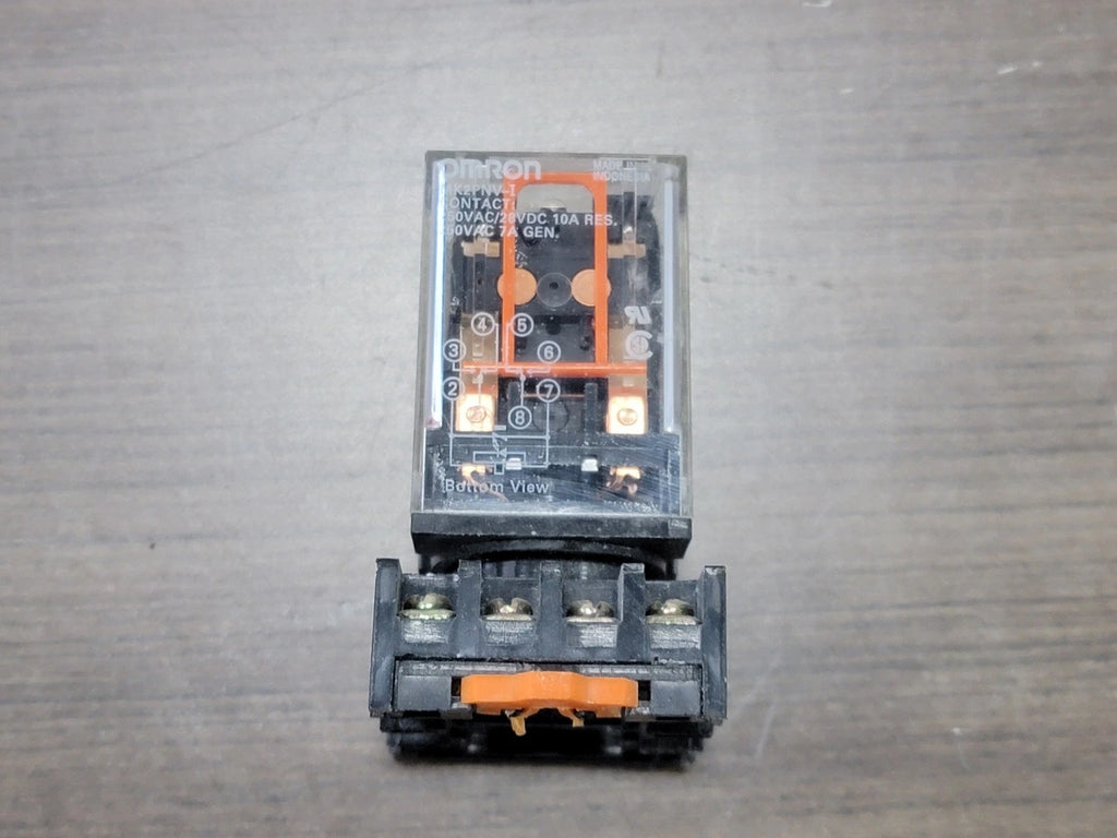 OMRON 10 Amp General Purpose Relay MK2PNV-I / Relay Socket