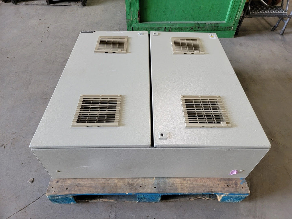 MOELLER 2-Door Electrical Enclosure w/ 8 Louver Windows