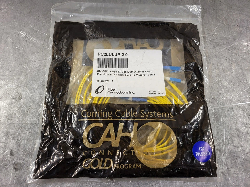 CORNING 2 m Fiber Optic Cable Patch Cord PC2LULUP-2-0