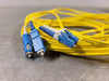 CORNING 5 m Fiber Optic Cable SM OS2 LCupc-SCupc Zipcord 2mm Riser Patch Cord PC2LUCUP-5