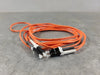 CORNING 2 m Fiber Optic Cable 50/125  LC-SC 2F Zipcord 2mm Riser Patch Cord  PC3LPLPP-2-
