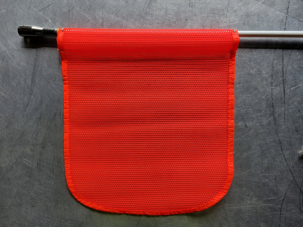 CHECKERS 5' Warning Whip Flag FS5L-O