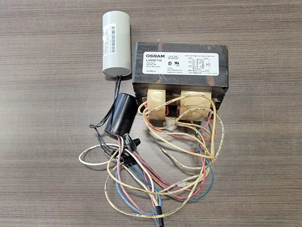 OSRAM 347 Volts 1 Lamp Magnetic Ballast w/ Ignitor and Capacitor LU400/TRI 