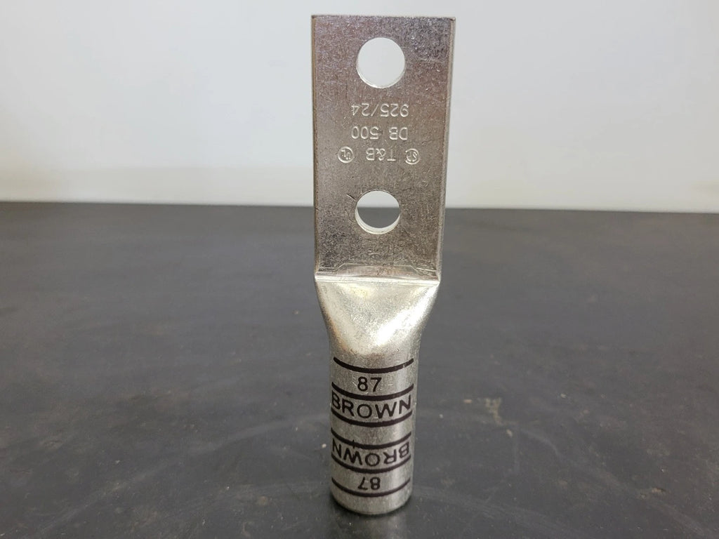 THOMAS BETTS Compression Terminal Lug Brown 87 500 kcmil 925/24 No. 54876BE (Box of 6/Qty)