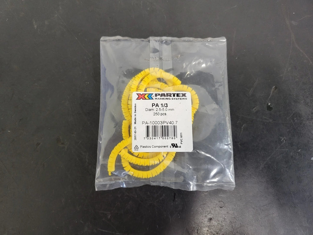 PARTEX PA 1/3 Character 7 Cable Marker PA-10003PV40.7 (250 pcs)