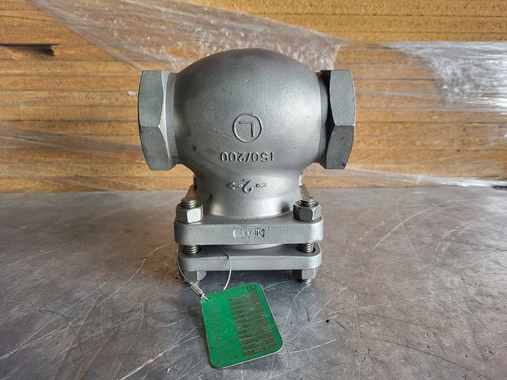 LADISH VALVE 2" Class 150 Stainless Steel Swing Check Valve B16.34
