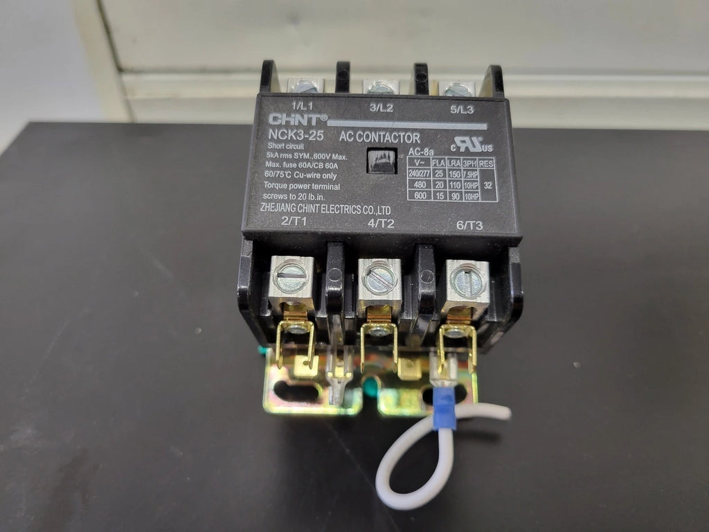 CHINT 25 Amp, 3 Pole, 120 VAC Coil Contactor NCK3-25