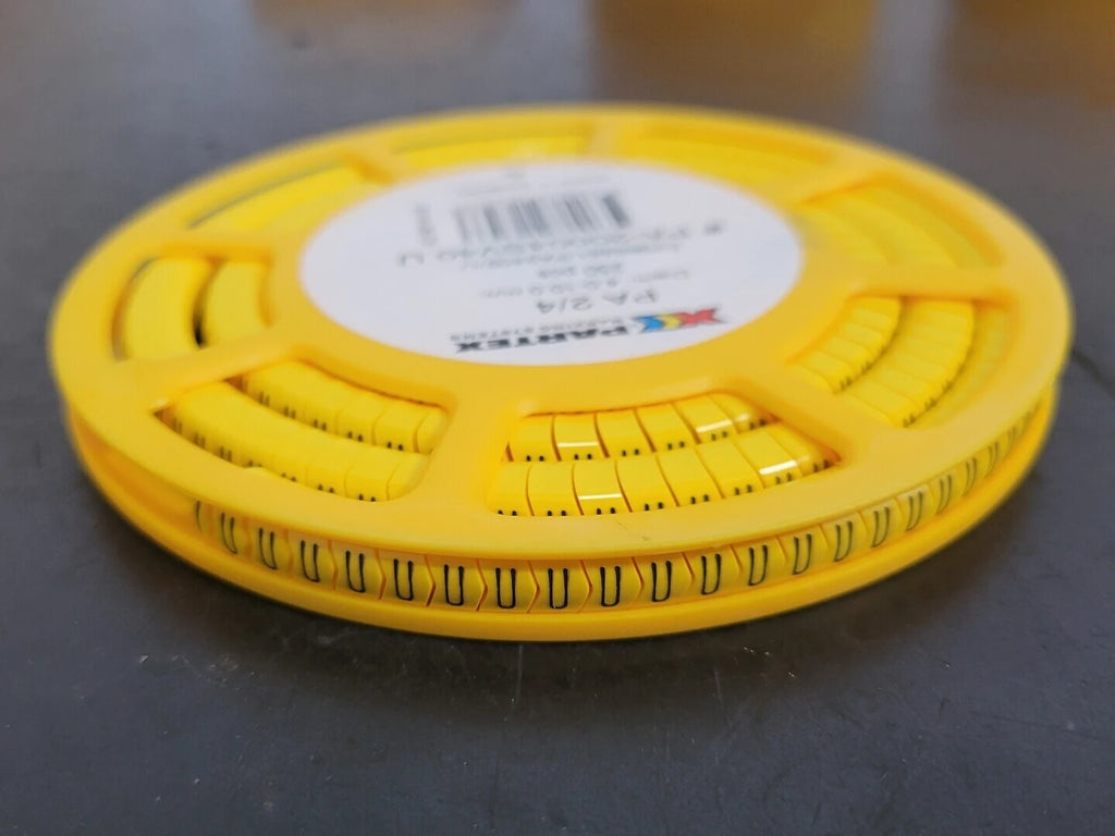 PARTEX PA 2/4 Character U Cable Marker PA-20004SV40.U