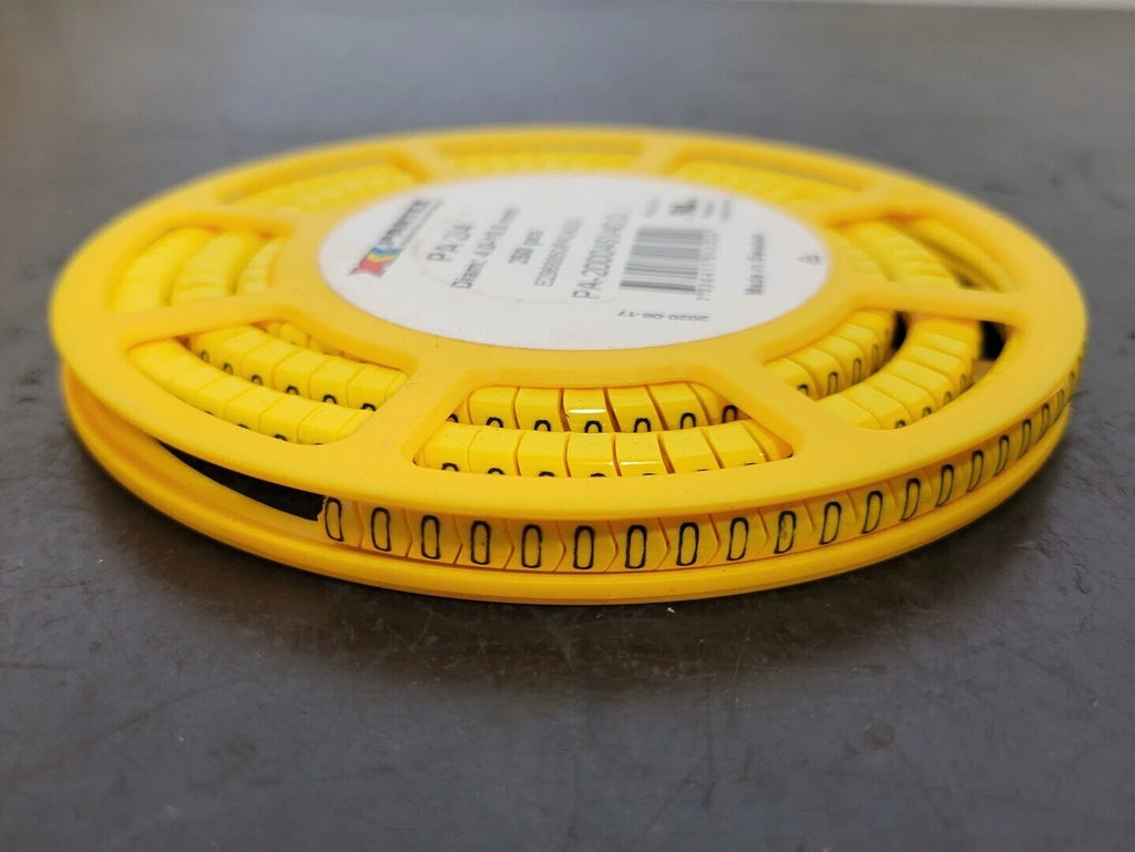 PARTEX PA 2/4 Character 0 Cable Marker PA-20004SV40.0