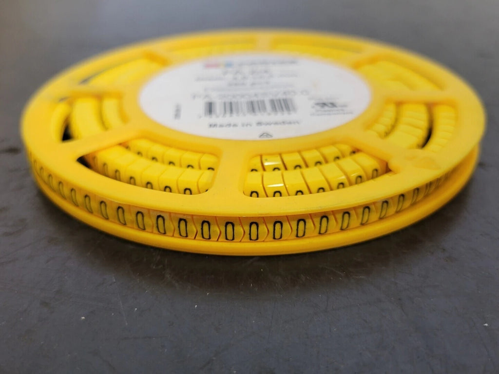 PARTEX PA 2/4 Character 0 Cable Marker PA-20004SV40.0