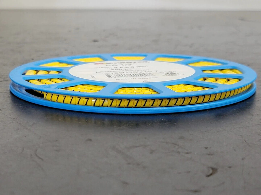 PARTEX PA 1/3 Character 7 Cable Marker PA-10003SV40.7