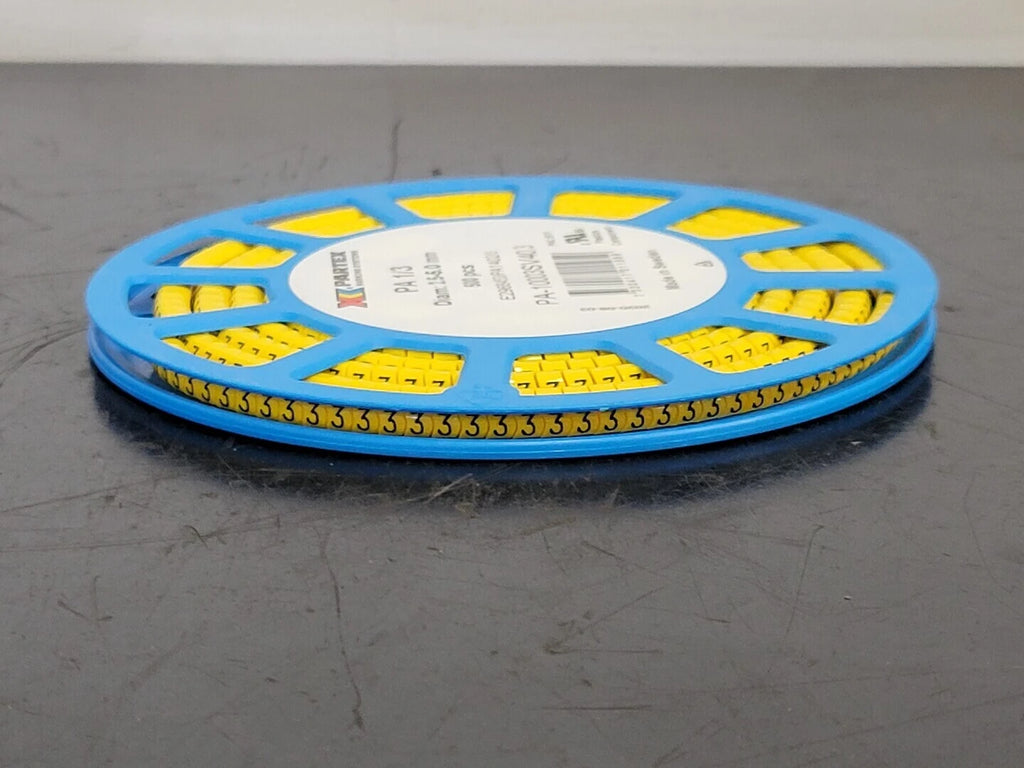 PARTEX PA 1/3 Character 3 Cable Marker PA-10003SV40.3