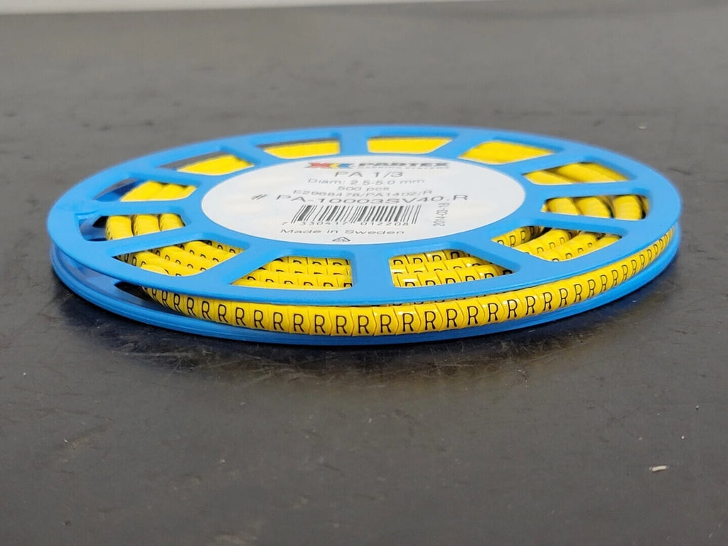 PARTEX PA 1/3 Character R Cable Marker PA-10003SV40.R