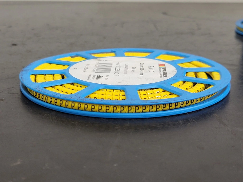 PARTEX PA 1/3 Character P Cable Marker PA-10003SV40.P