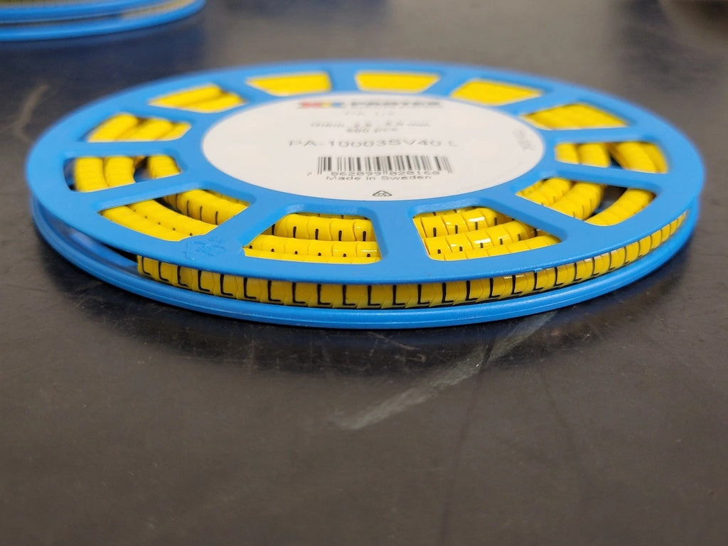 PARTEX PA 1/3 Character L Cable Marker PA-10003SV40.L