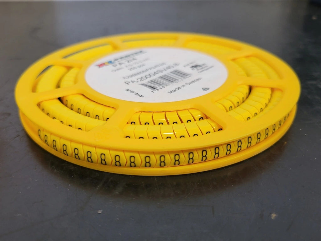 PARTEX PA 2/4 Character 8 Cable Marker PA-20004SV40.8 (250 pcs)