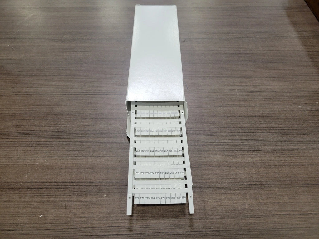 ALLEN-BRADLEY Terminal Block Snap-In Individual Marker Card 1492-MS6X12H251-300 (Box of 5)