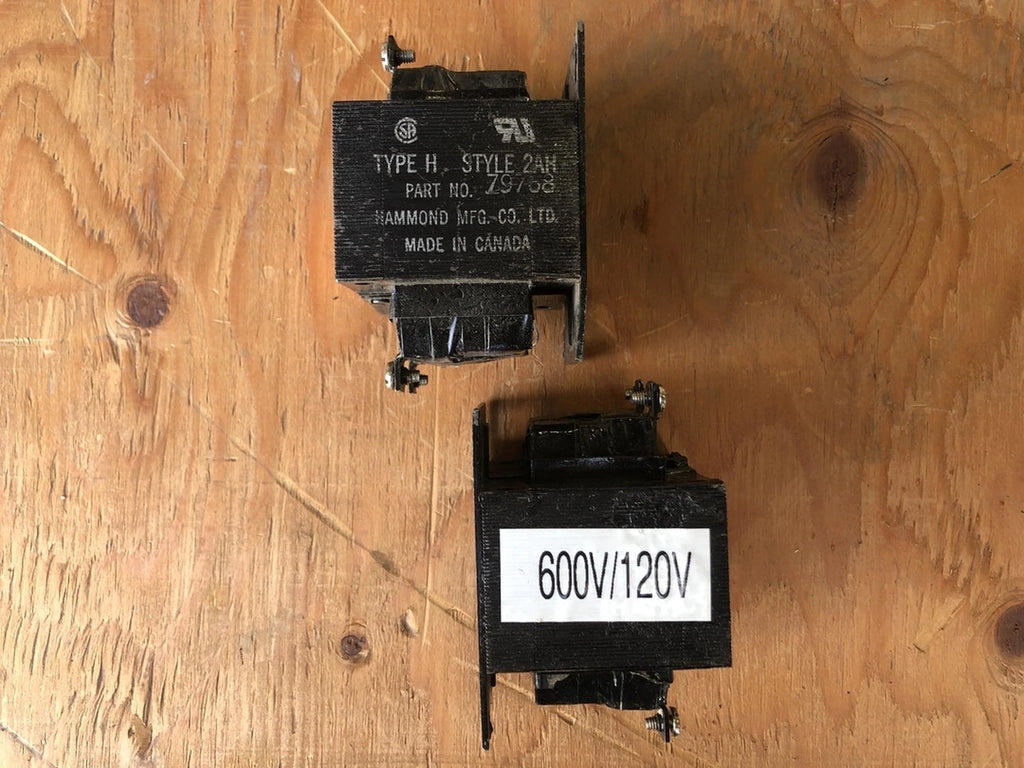 HAMMOND 0.05 kVA Transformer, 600 pri. volts, 120 sec. volts Z9768