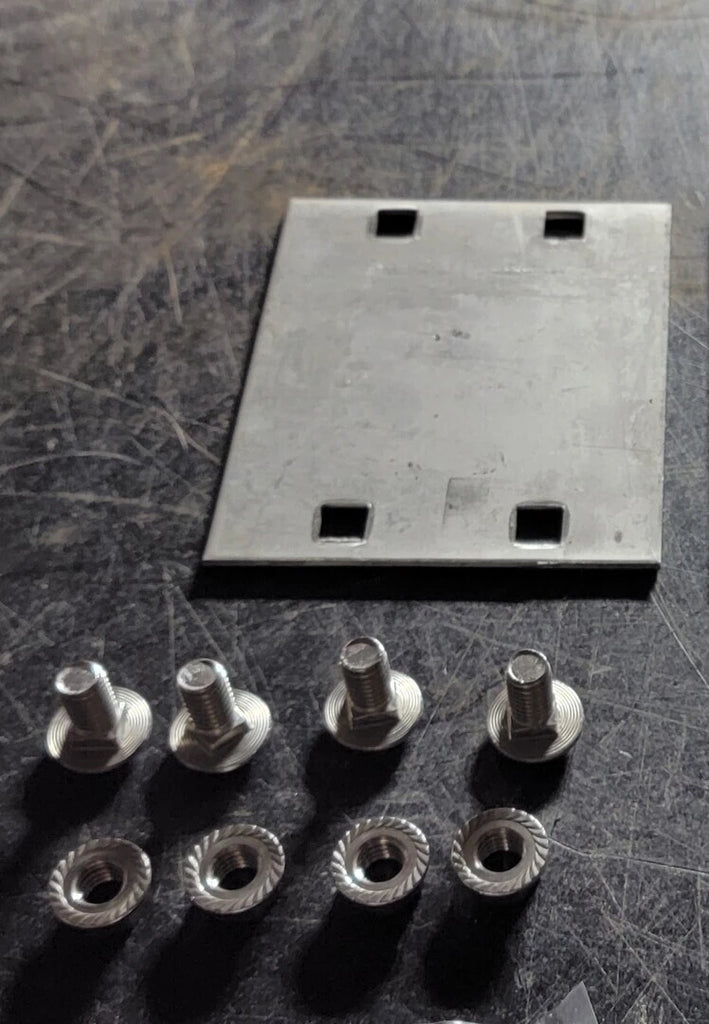 THOMAS BETTS  Dock Backer Plate w/ 4pcs Carriage Bolts 4pcs Hex Flange Nuts