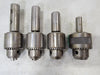 JACOBS Assorted Drill Chucks 6A 33 Taper CAP.0-1/2 (Set of 4)