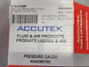 ACCUTEK 2 1/2" Pressure Gauge WJ7658P