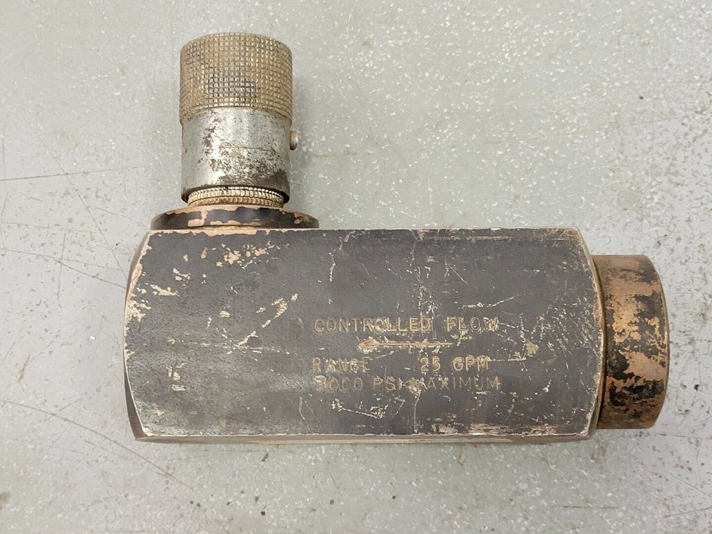 PARKER FILTRATION Hydraulic Flow Control Valve PC M1200S-20AW 25 gpm 3000 psi