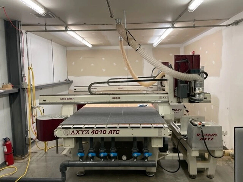 2018 4010 CNC Router w/ Rotary Axis ATC Dual Gantry