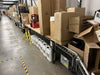 2012 Roller Conveyor System w/ Motorized Sections, Vertical Lift, Spiral Chute