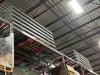 2012 Roller Conveyor System w/ Motorized Sections, Vertical Lift, Spiral Chute
