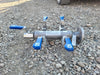 PARKER 4-Way Air Header w/ 1/2" Ball Valves