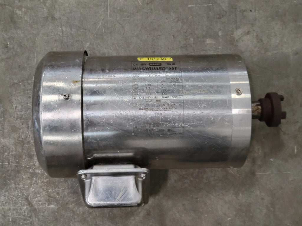 LEESON 1 hp, 575 volts, 1740 rpm, 56C Electric Motor C6T17FC180