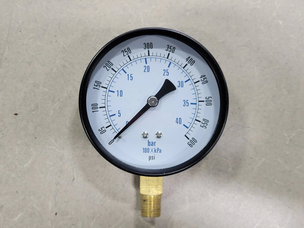 3-1/2 in. Pressure Gauge 0-600 psi