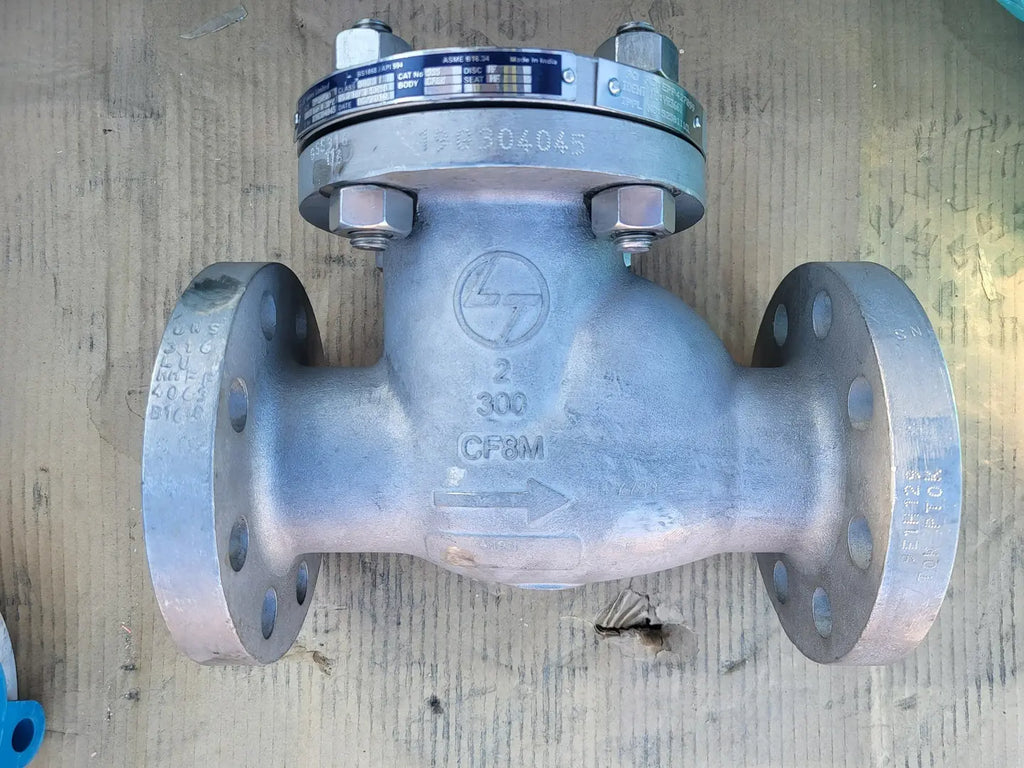 L&T VALVES LIMITED 2" Class 300 Globe Valve API 594