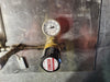 BLUE-WHITE Acryllic Flow Meter Assembly F-400 w/ Pressure Gauge