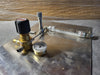 BLUE-WHITE Acryllic Flow Meter Assembly F-400 w/ Pressure Gauge