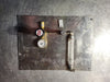 BLUE-WHITE Acryllic Flow Meter Assembly F-400 w/ Pressure Gauge