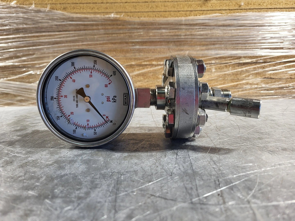 WIKA Pressure Gauge w/ Diaphragm Seal