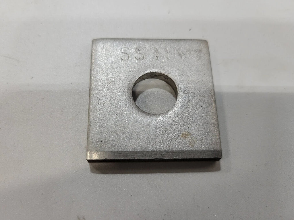 9/16" Stainless Steel Square Washer (Bag of 100)