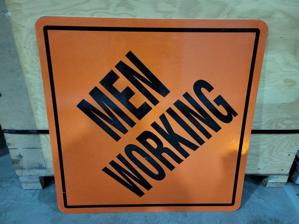 Men Working Sign 30" x 30"