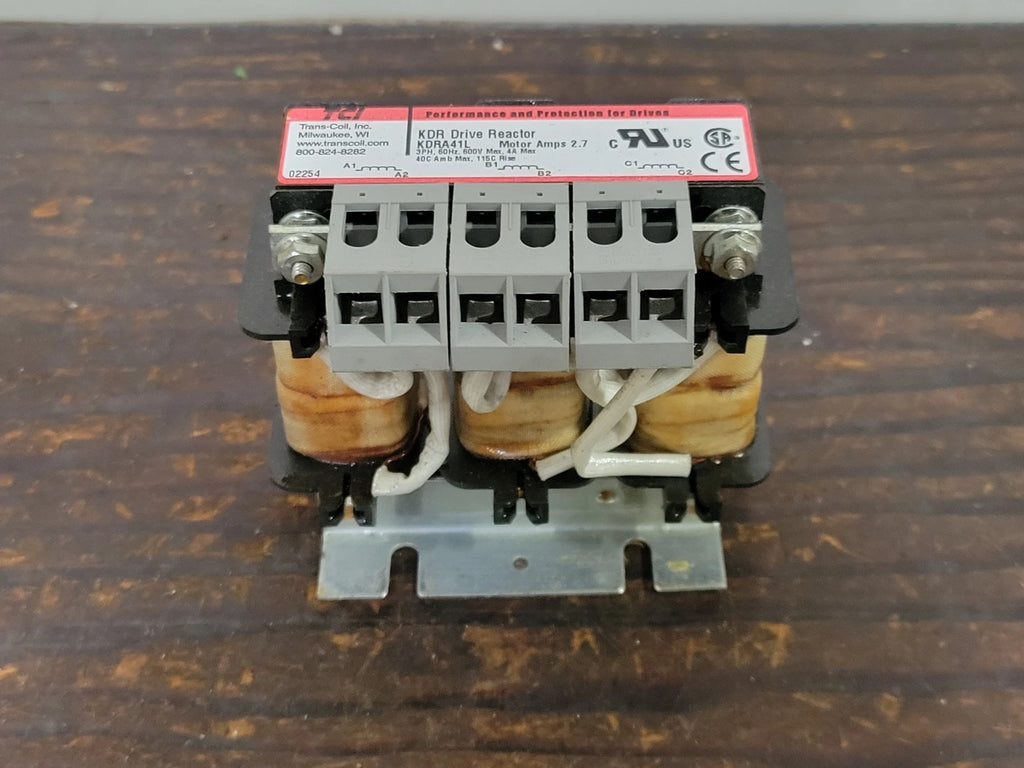 TRANS-COIL INC 2.7 Amp Line Reactor KDRA41L 