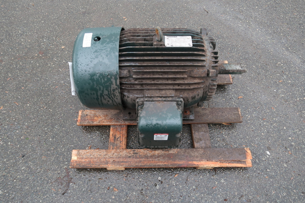 TOSHIBA 30 hp, 575 volts, 1175 rpm, 326T Electric Motor B0306FLF30MHD01