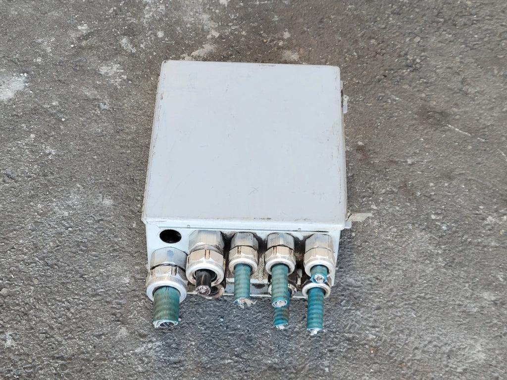 HOFFMAN A-1210CH Electrical Box 15"x11.5"x 6" w/ Terminal Blocks & Wiring