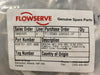 FLOWSERVE Packing Set Std Vee 2.5 STEM Plastic PTFE Virgin Indefinite Shelf Life