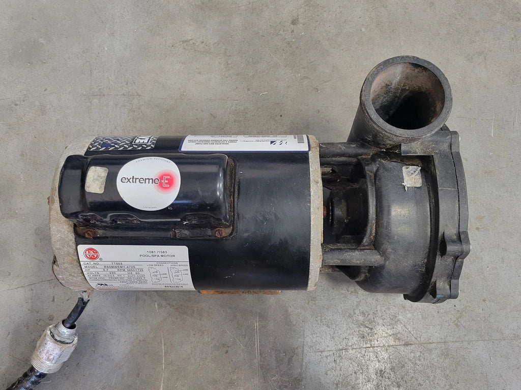 US MOTORS  230 volts, 3450/1725 rpm, 56Y Electric Motor