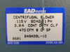 EAD 470 CFM, 115 Volts Centrifugal Blower B48A39L-10