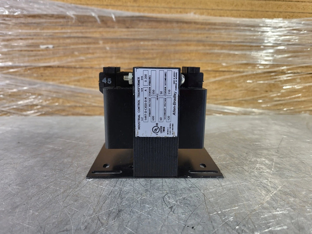 ALLEN-BRADLEY 200 VA Control Transformer, 600 pri. volts, 120 sec. volts 1497-D-CXSX-0-N