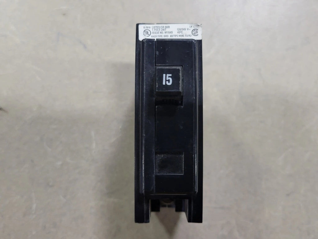 CUTLER-HAMMER 15 Amp 1 Pole Circuit Breaker QBHW1015