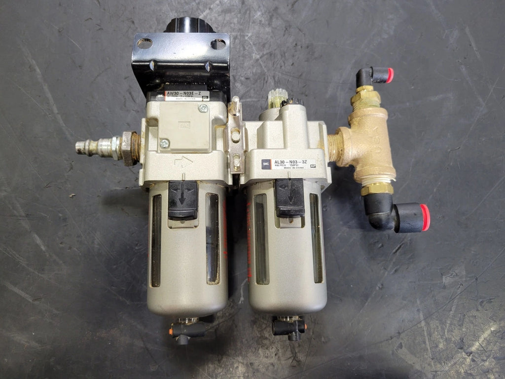 SMC Filter Regulator AW30-N03E-Z /Modular Lubricator AL30-N03-Z