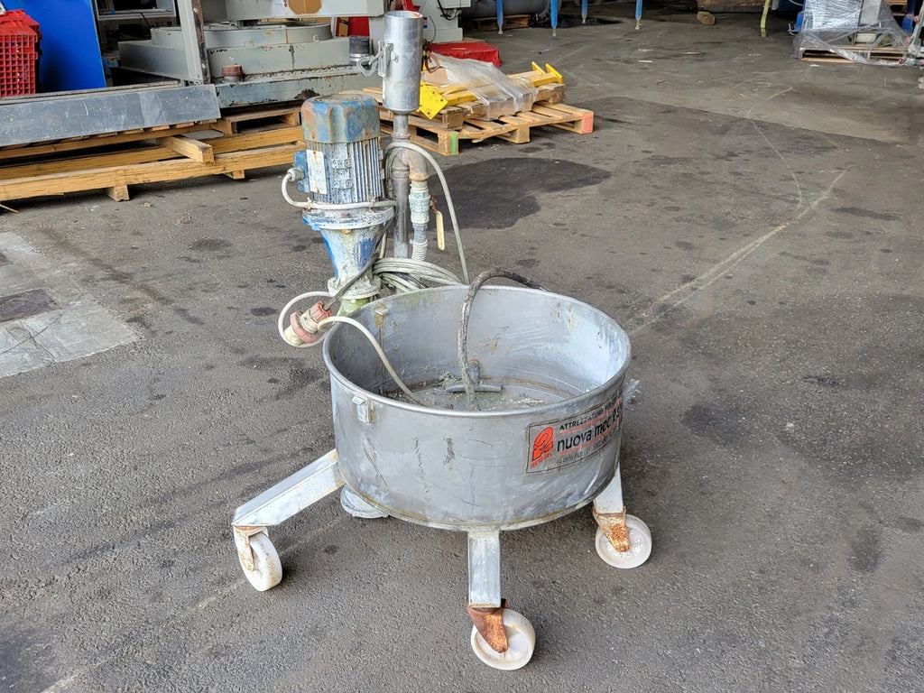 NUOVA MEC Pump Bin w/ 1 hp Motor